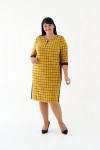 Платье Лора М449-01 жёлтый