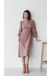 Стильное платье HK87601 цвет капучино.