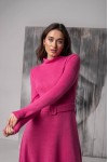 Купити чудову теплу сукню сезону осінь-зима NN41103 рожеве