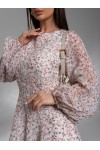 Стильна сукня з шифону новинка  IS1457402 квіти