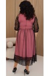 Чудова нарядна сукня 2023 великого розміру LB246302 рожевий