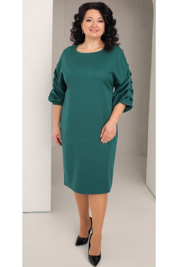 Коктельное платье 2024 большого размера LB251702 зеленый