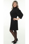 Нарядна сукня 2026 на гудзиках з пояском LB274501 чорна