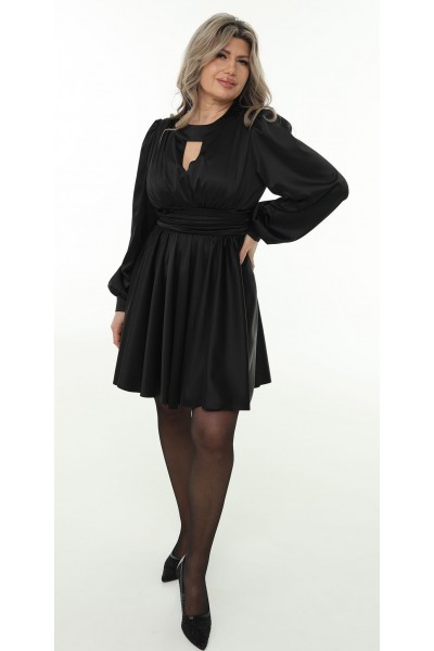 Вишукана сукня 2026 з атласу LB275201 чорна