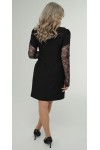 Нарядне плаття мереживо 2026 LB275501 чорна