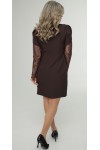 Нарядне плаття 2026 мереживо LB275502 шоколад