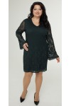 Нарядне плаття 2026 мереживо LB275902 смарагд