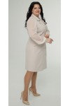 Теплое деловое платье, комплект 2026 большого размера LB270505 пудра