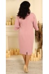 Нарядное платье 2023 большого размера LB240502 розовый