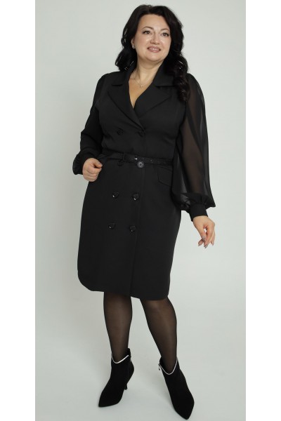 Нарядное платье 2025 большого размера LB270501 черный