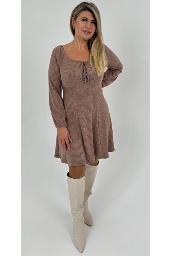 Тепла ділова сукня 2025 великого розміру LB270803