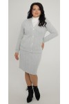 Теплий костюм ділового стилю 2025 великого розміру LB272001  