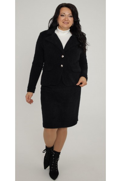 Теплый костюм 2025 большого размера LB272203 черный