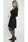 Нарядна сукня, легкий кльош 2025   LB272901 чорна 