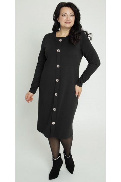 Нарядна сукня 2025  великого розміру LB273202 чорний
