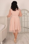 Купить великолепное нарядное платье 2022 большого размера LB230202 розовое