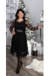 Чарівне новорічне плаття великого розміру LB224601