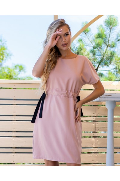 Зручна стильна сукня  AL85902 рожевий