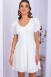 Плаття  Една к / р GL70939 колір білий