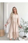Чудове плаття з льону сезону весна-літо YM45303 мята