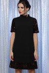 Платье Бетти к/р GL64187 цвет черный-бронза