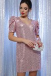 Платье Элозия к/р GL64199 цвет розовый-розовый