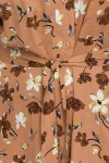 Платье Пейдж-Б к/р GL 70481 цвет карамель-цветы лепестки