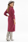 Зручна тепла сукня Беата GL62515 бордо 