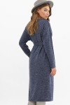 Удобное теплое платье Беата GL62514 синий