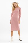 Сукня тепла рожевого кольору Жизель д/р GL61428 з поясом