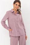 Рубашка Оделис д/р GL70880 цвет лиловый