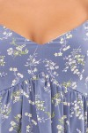 Платье Эсмина к/р GL68916 цвет джинс-полевые цветы