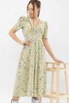 Плаття Фаріза к/р GL68279 колір оливка-білий букет