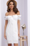 Платье Бажена к/р GL69072 цвет белый 1