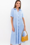 Платье Иветта к/р GL69427 цвет голубой