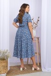 Платье Изольда-1Б к/р GL70115 цвет джинс-ромашки