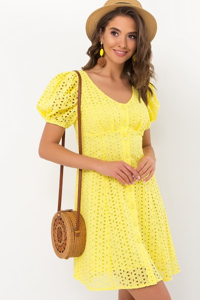Літнє плаття Една к / р GL69771 колір жовтий