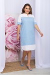 Платье Сатива-Б к/р GL70291 цвет голубой
