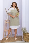 Платье Сатива-Б к/р GL70293 цвет оливковый