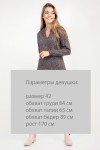 Туніка 1811 Bellise чорно-рожевий меланж