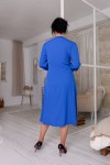 Стильна сукня  великого розміру 2022  VN49501 кольору електрик