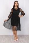 Особливе плаття чорного кольору YM38701