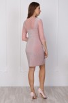 Ділове плаття рожевого кольору YM38302