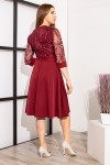 Чарівне бордове плаття YM39302  